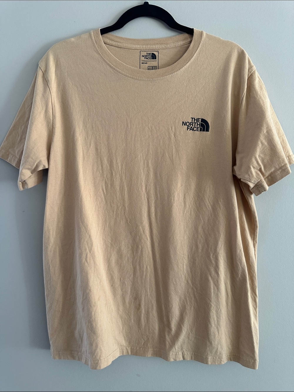 The North Face Men's Sandstone Beige Short-Sleeve Logo Tee